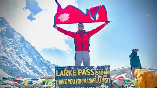 Larke Pass Trek | PGDPS 14 Batch #larkepass #manaslucircuit #larketrek