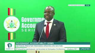 Full Speech: Defence Minister Dr. Omane-Boamah Outlines Key Security Reforms