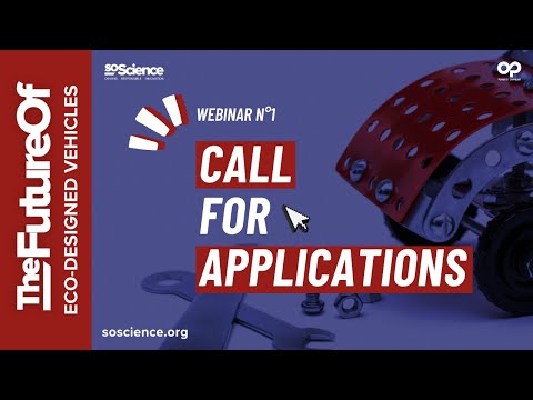 Webinar July 19th : Open Innovation Challenge "The Future Of Eco-Designed Vehicles"