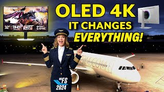 The BEST Monitor for MSFS 2024 | OLED 4K Goes Next Level!