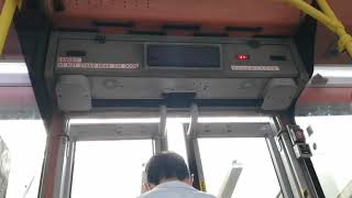 KMB U-268M ASC21 PB2337 @ 268M Deans落車門開關門過程及祈德尊新邨報站