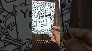 With Single black pen #doodle #doodleart #shorts #short