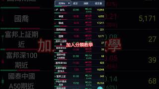 股票期貨ETF加入分類教學 #熱門 #持股調整 #8bit #熱門 #持股調整 #成長股 #成長股 #投資 #存股助理電子報 #熱門 #投資 #https #熱門 #投資 #推薦 #推薦