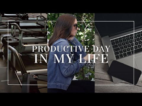 PRODUCTIVE DAY IN MY LIFE | workout with me, final wedding planning, & time to get married (!!!)
