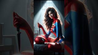 Spiderman ko mila dhoka ab kya hoga || bewafa nikli Supergirl #shorts #spiderman