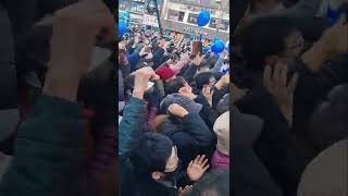 이재명 전북대 입갤X주먹악수 #shorts