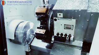 Ningbo Tianhui CNC Machining live display of on-site work in the workshop