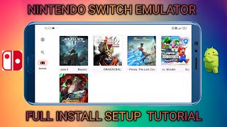 Nintendo switch Emulator Android Installation Full Setup Tutorial #nintendoswitch #emulator