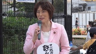 田村智子副委員長・参院議員あいさつ