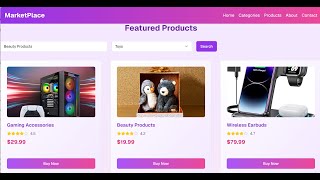 AI-Powered Marketplace Magic:Crafting a Sleek Homepage with React & ShadcnUI | Voice-Guided Tutorial