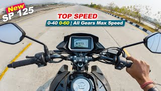 New 2025 Honda SP 125 : Top Speed | 0 to 60 | All Gears Top Speed
