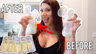 HOW TO INCREASE YOUR MILK SUPPLY FAST!! 1,000ML A DAY !!