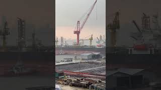 Johor Port Malaysia 🇲🇾 Singapore 🇸🇬 Heavy Rain 🌧️