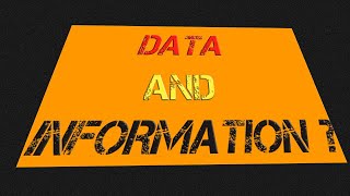 difference between data and information ??