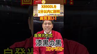 X8900Lを１分で紹介  #regza #tv