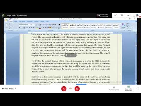 SE: Lecture #8 on Context Diagram, Level 1 DFD and Level 2 DFD