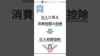 インボイス制度Q&A　仕入税額控除って何？#Shorts