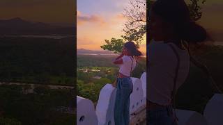 Dambulla cave temple | Sunset ☀️🌈️ #shorts #dambulla #travel #srilanka