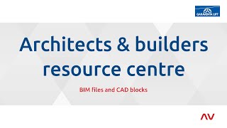 Architects and Builders Resources Center | BIM files and CAD Blocks