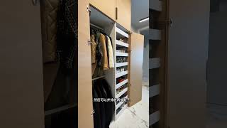 小户型玄关鞋柜设计，并排放两排鞋子，收纳鞋子就瞬间翻倍啦 玄关鞋柜 实用省空间 装修 入户鞋柜 鞋柜收纳