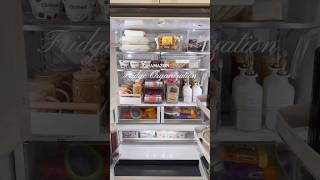 Girly Fridge Organization 🎀 #home #organization #kitchen #fridge #mealprep #food