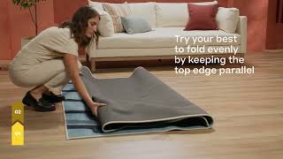 FAQ | How to Assemble Your Folded Pad Rug | Ruggable
