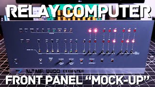 Relay Computer - Front Panel "Mock-up"