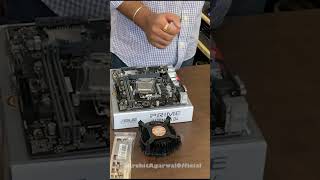 How to install intel CPU into motherboard #lga1700 #i512400f #asus #processor #12400 #12thgen #intel