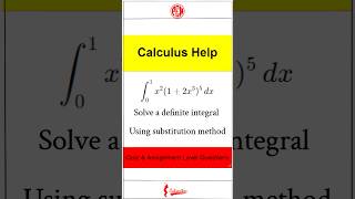 Calculus/Integral) Definite Integral Evaluation by Substitution