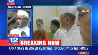 Anna Hazare breaks his silence