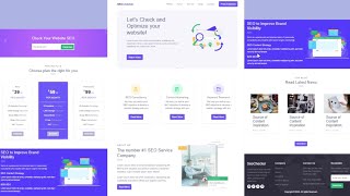 Complete Responsive website using html css and javascript || Responsive website design tutorial