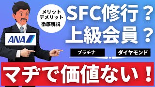 ANAプラチナ（SFC修行）の価値は？上級会員のメリット・デメリットと費用対効果を検証