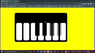 Piano Css Art || Souce Code in the description Box #shorts #codinggirl #cssart #html5 #javascript