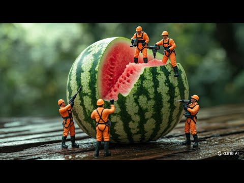 Tiny Workers, Giant Fruits: The Ultimate Micro Engineering Feat!