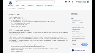 Trailhead - Platform Developer II - Platform API Basics - Use REST API