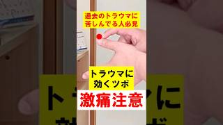 【トラウマ】激痛注意！トラウマに効くツボ　 #森田カイロプラクティック #セルフケア #トラウマ解消 #自律神経