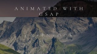 Parallax Background Image Slider : GSAP Observer Animated Sections #shorts #shortsfeed #ytshort