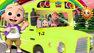 Wheels on the Bus | CoComelon Sing Along 💛 1-Minute Loop for Children