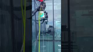 TRY TO BE HARD‼️ #ropeaccess #cleaning #tower #klcc