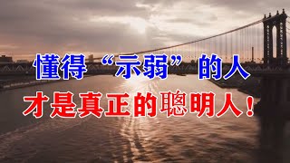 示弱，是為人處世的頂級智慧！