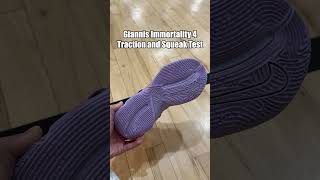 Nike Giannis Immortality 4 Traction and Squeak Test #squeaktest #giannis
