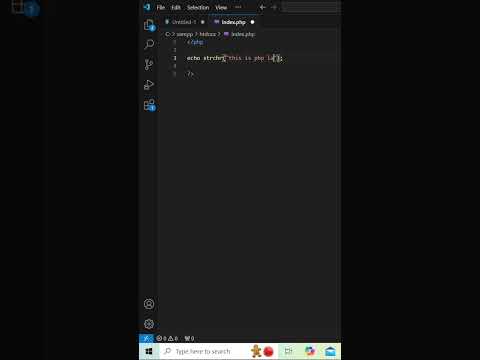 strchr() function in php #viralshorts #php #shorts #development