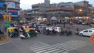Indian Traffic Intersection - India Crossroads Traffic Busy