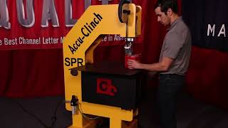 Accu-Clinch SPR Clinching Machine for Channel Letters
