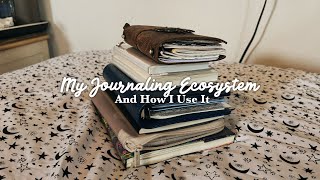 My Journaling Ecosystem | Traveler’s Notebook, Midori, Creative Journals