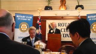 八德陽德扶輪社2011 2012社長王元甫訪問澳洲Rotary Club of Sydney