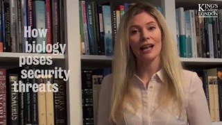 How does biology pose security threats?
