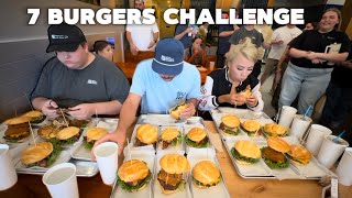 7 Burgers Eating Challenge at Seven Burgers in Phoenix, AZ #RainaisCrazy