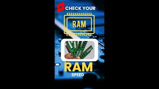 Check Your RAM Speed 🚀 #shorts #shortsvideo #youtubeshorts