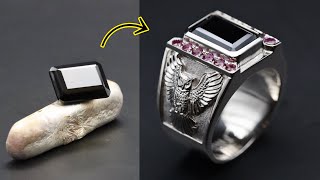 Custom palladium ring for men - how to make palladium jewelry